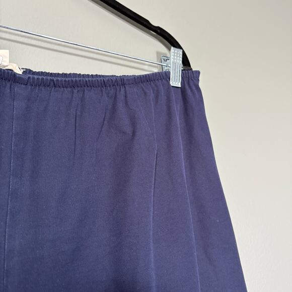 Eileen Fisher Navy Blue Casual Pull On Cropped Pants - 2X - Women's Plus Size - Picture 2 of 6